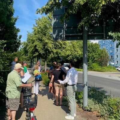 Bild vergr&ouml;&szlig;ern: Fu&szlig;verkehrscheck Pilotprojekt Begehung