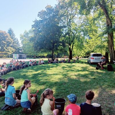 Bild vergr&ouml;&szlig;ern: St&auml;dtische Ferienspiele im Finsterwalder Freibad