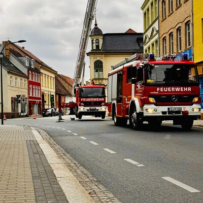 Bild vergr&ouml;&szlig;ern: Dank an die Freiwillige Feuerwehr Finsterwalde
