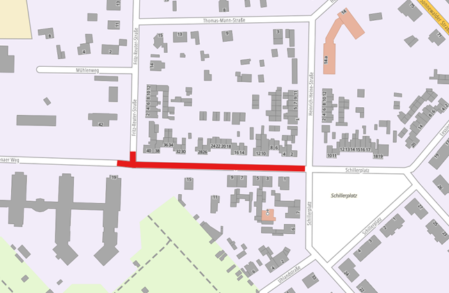 Vollsperrung des Frankenaer Wegs