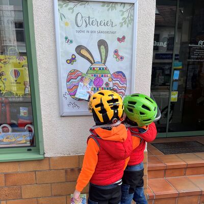 Ostereiersuche in der S&auml;ngerstadt